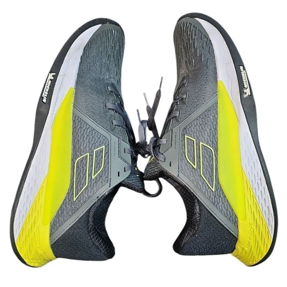 Babolat Propulse Fury 3 AC Gray Yellow - Size 10.5 - Used (Tread‎ Wear)